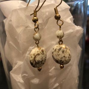 Natural stone earrings